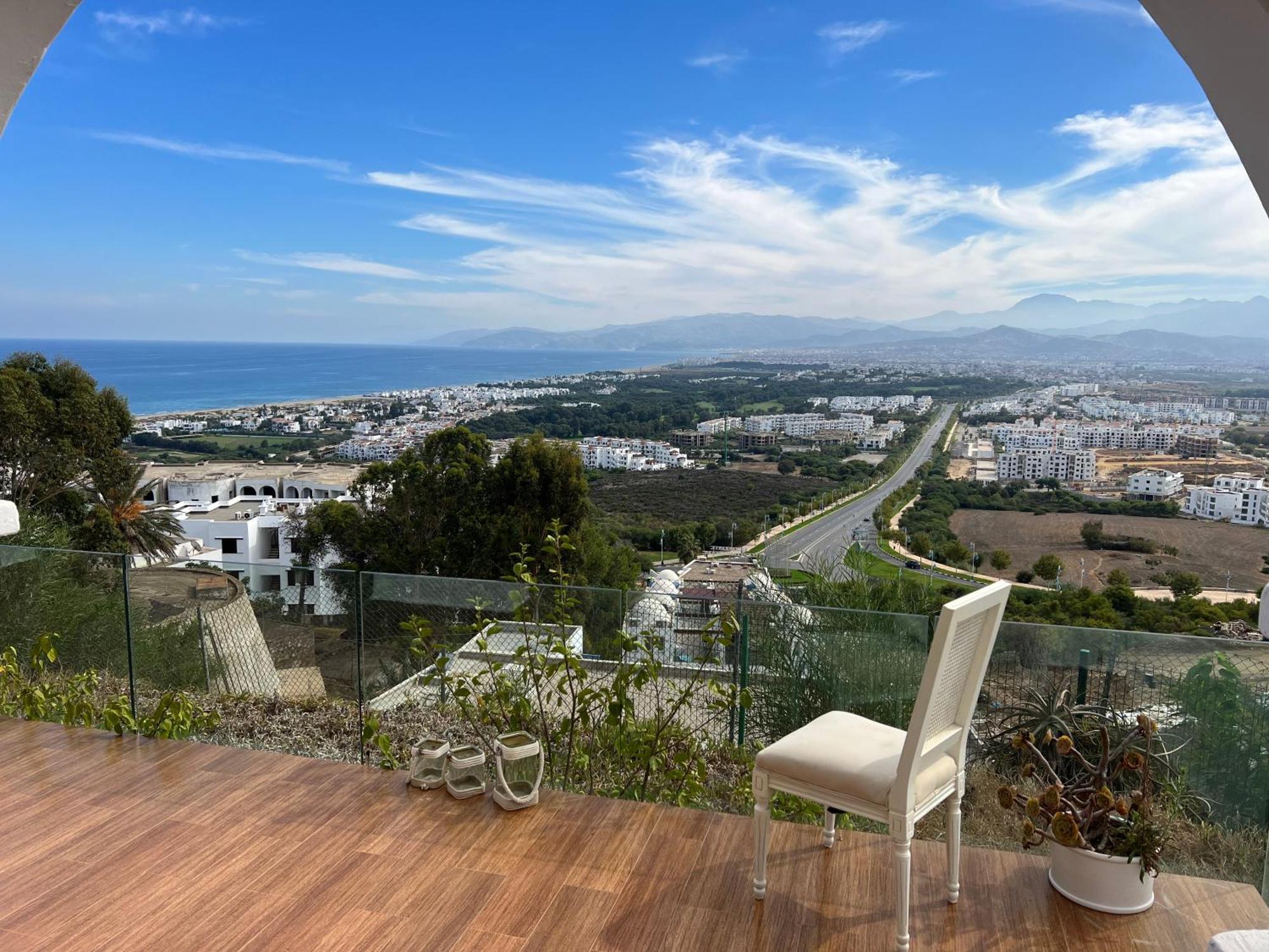 Luxueux Villa Avec Jardin Et Vue Panoramique Tétouan Exteriér fotografie